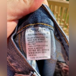 Mens Cinch Jeans White Label